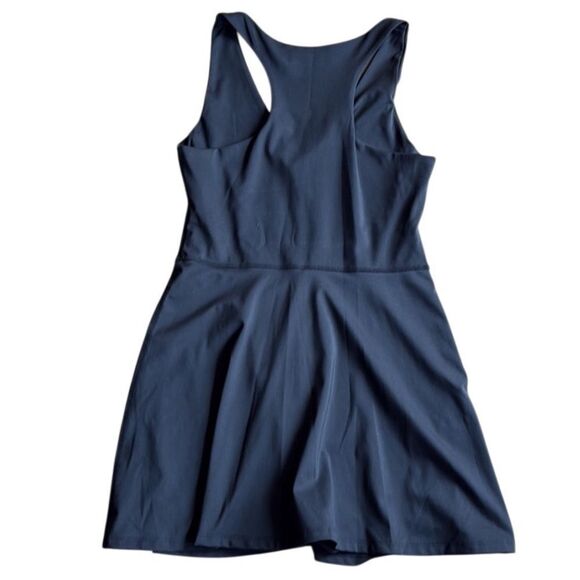 Reformation Bella Black Ecomove workout active dress race back black large - Picture 6 of 8